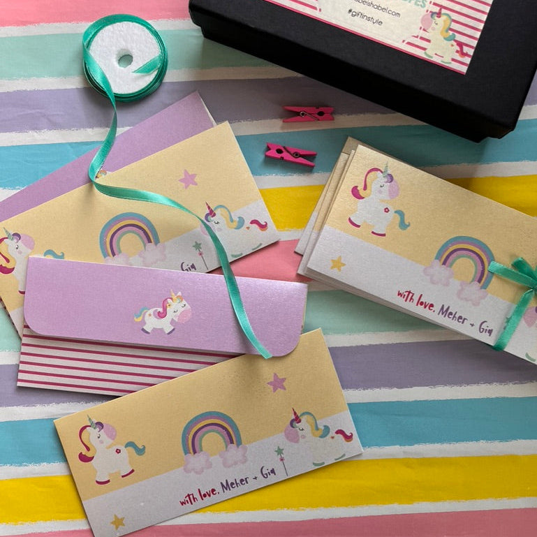 Gift Envelopes - Rainbow Unicorn