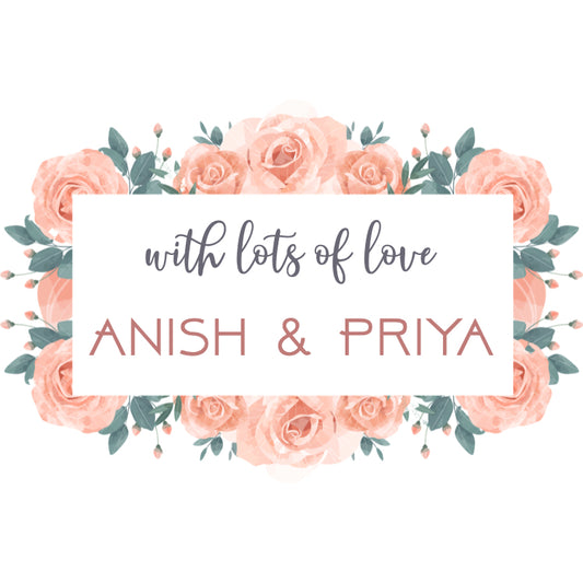 Gift Label - Rose Bouquets