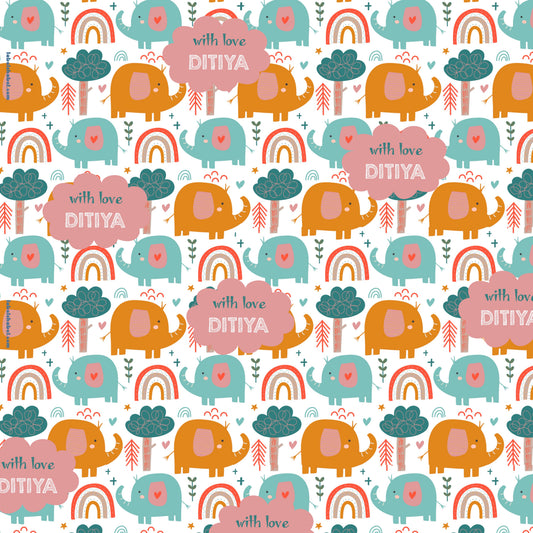 Personalised Wrapping Paper - Ellie