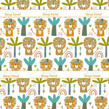 Wrapping paper with lions personalised 