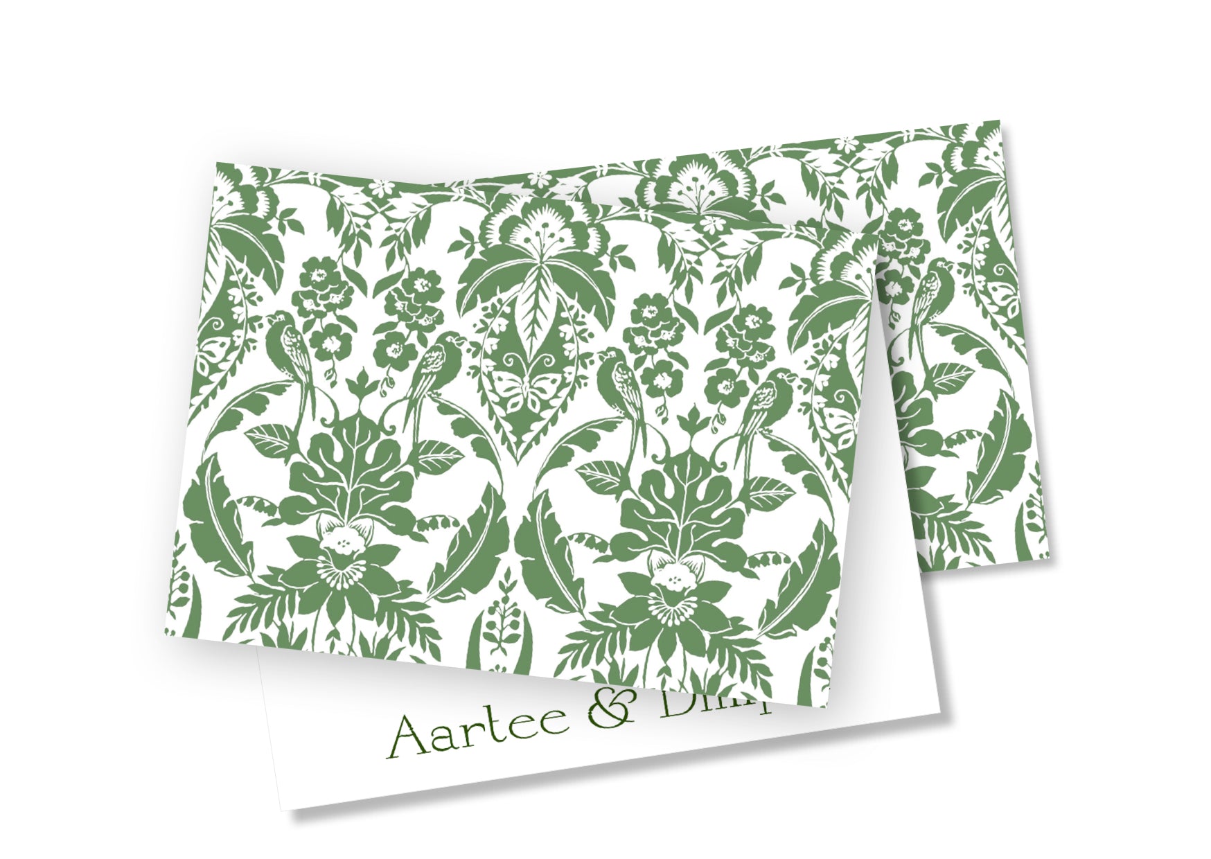 Personalised Folded Card - Wild Forest