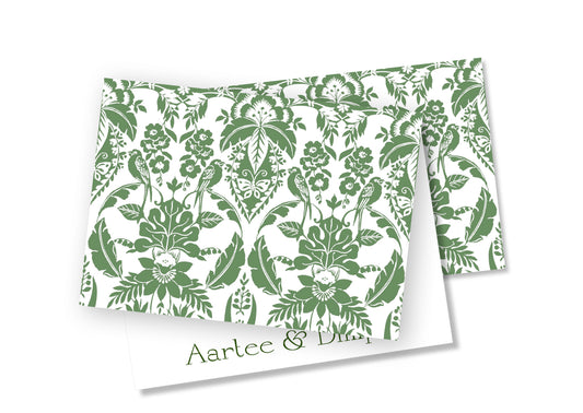 Personalised Folded Card - Wild Forest