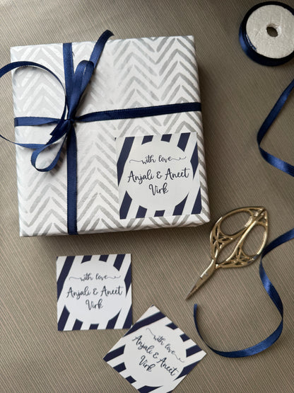 Gift Label - Bold Stripe