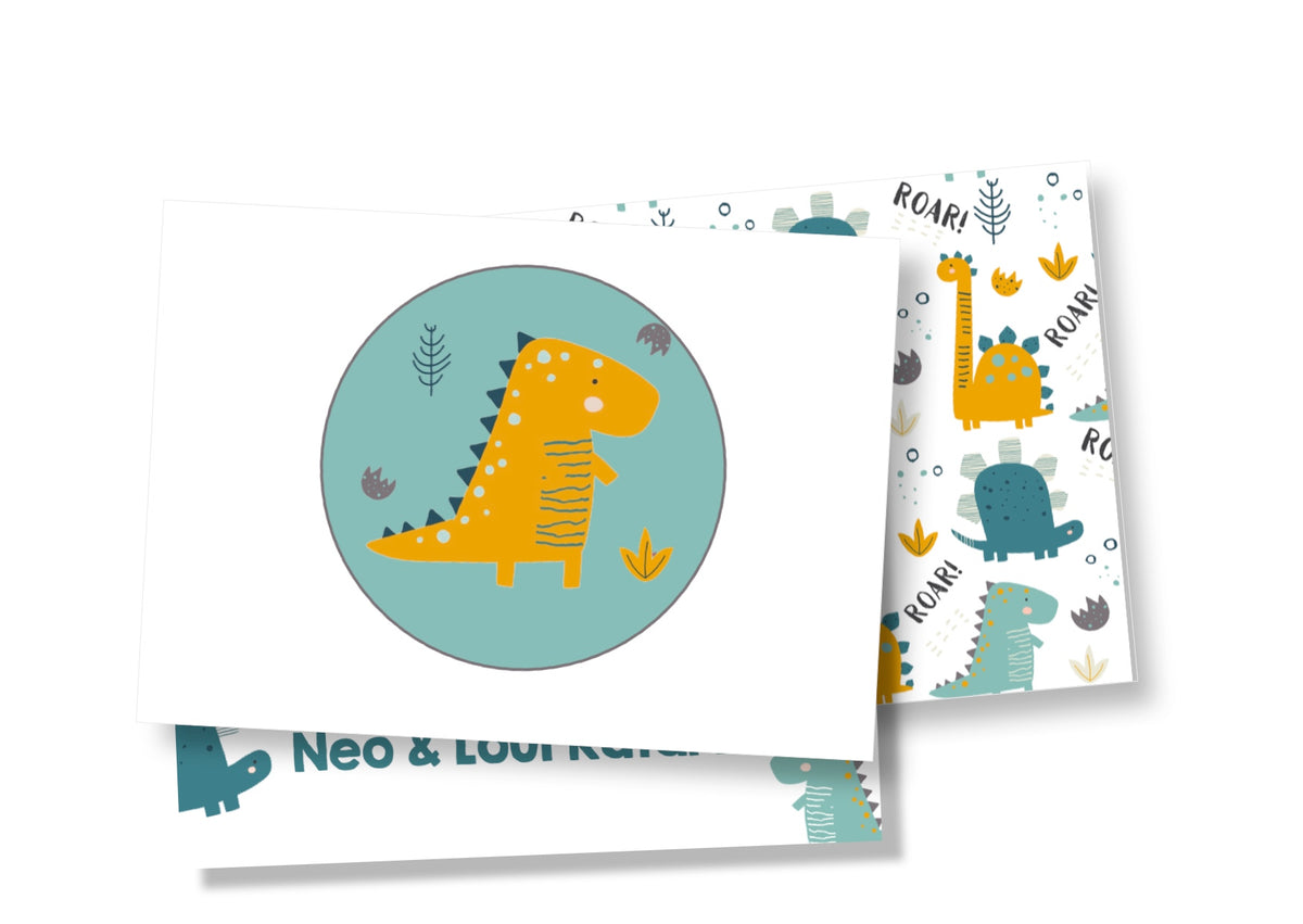 Personalised Gift Tags  - Dino Roar