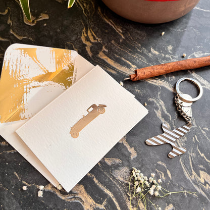 Vintage Love - Personalised Fold Card