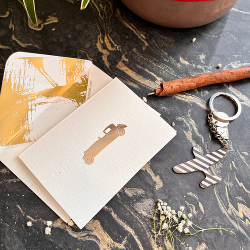 Vintage Love - Personalised Fold Card