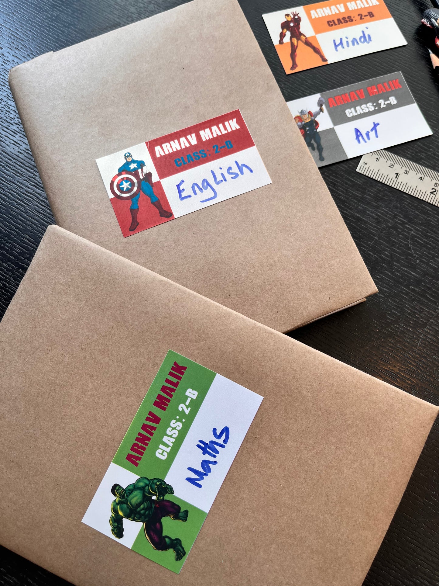 Personalised School Book Labels - Peppa Pig