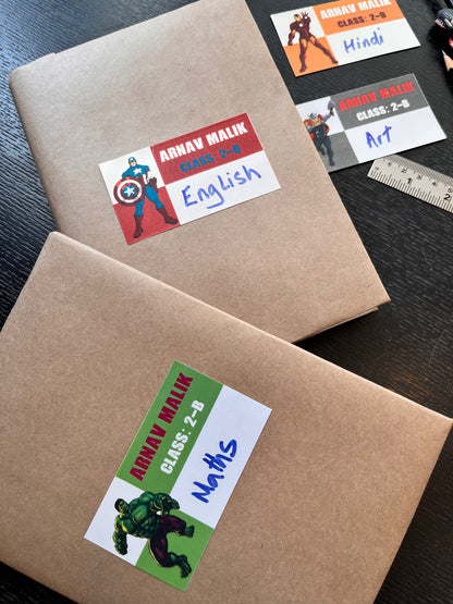 Personalised School Book Labels - Peppa Pig