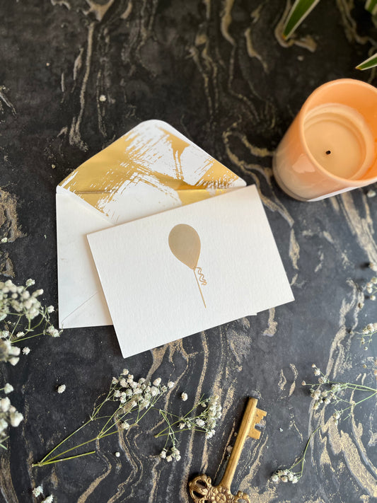 Balloon - Personalised Fold Card