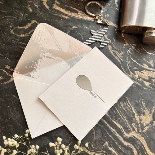 Balloon - Personalised Fold Card