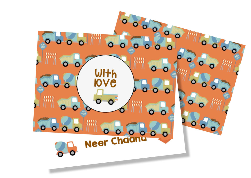 Personalised Folded Card - On Site