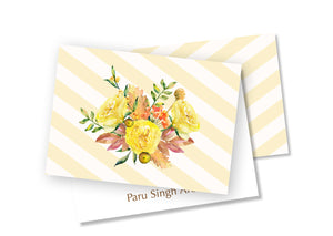 Personalised Folded Card - Sunshin