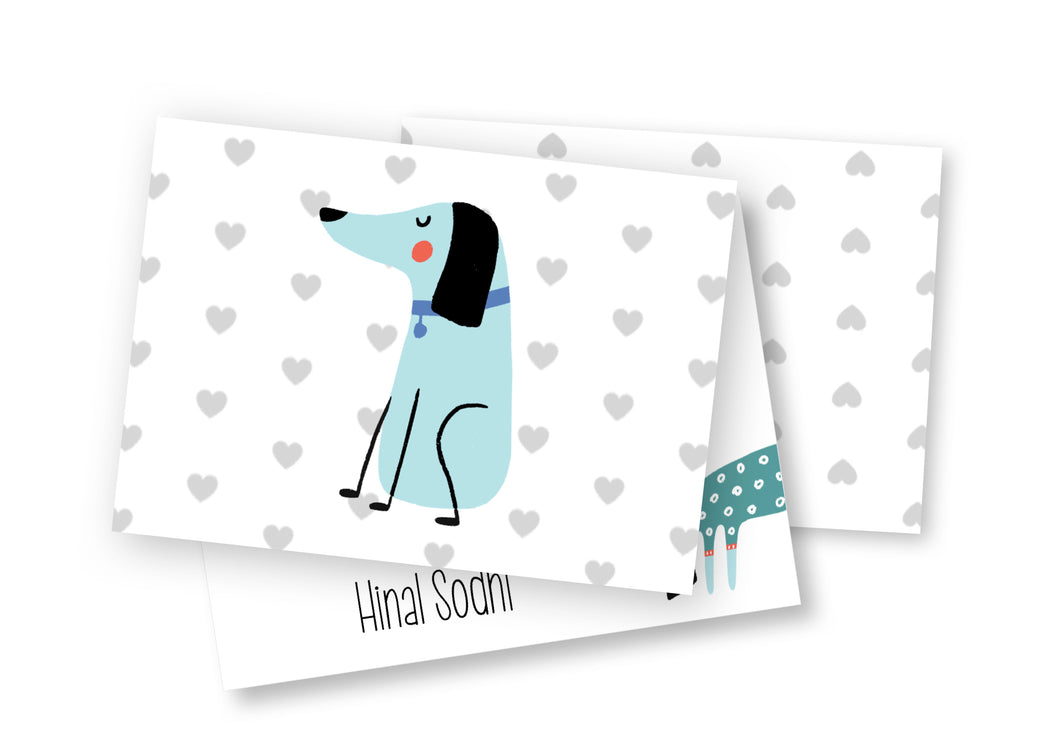 Personalised Folded Card - Pawsome Pals