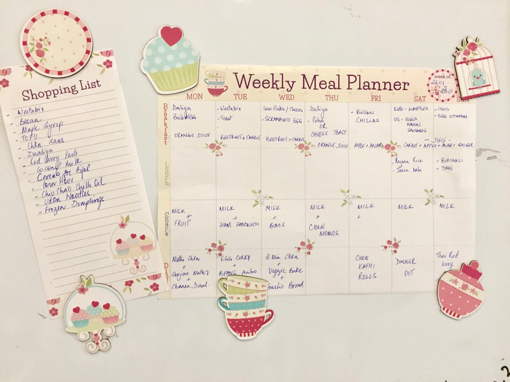 Duo Deal - Weekly Meal Planner with Magnets