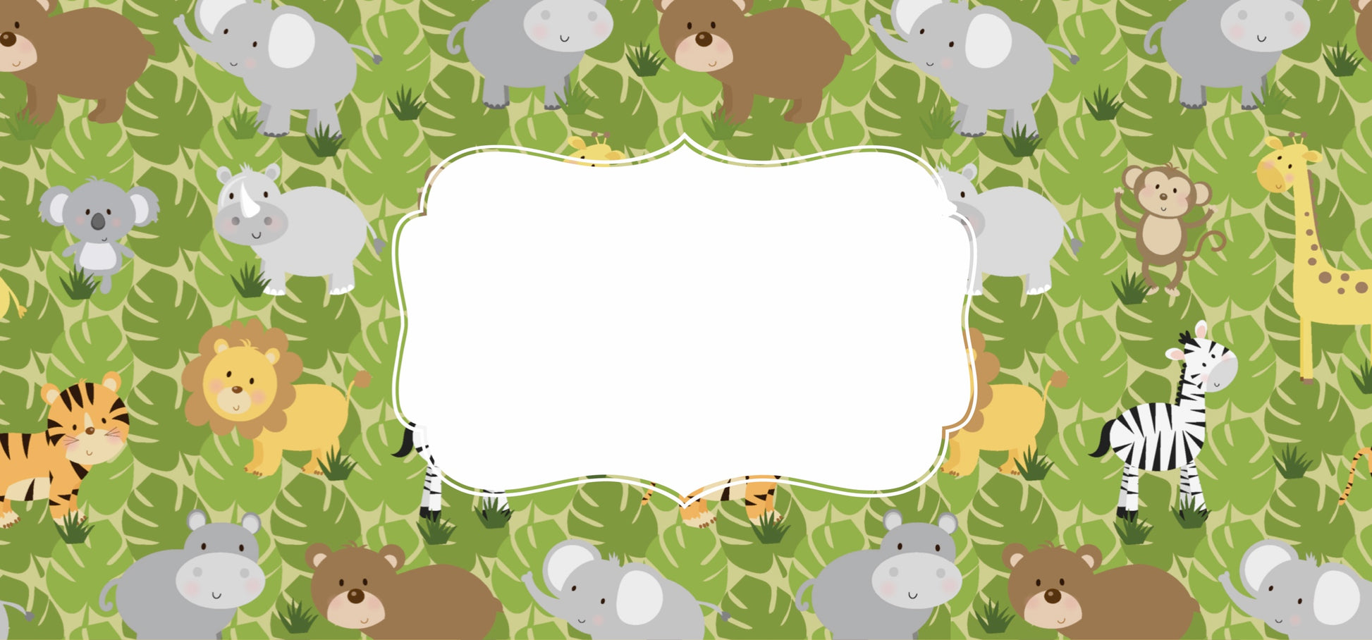 Gift Envelopes - Animal Safari