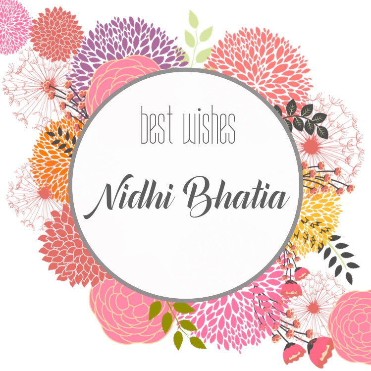 pretty pink flowers design for gift labels