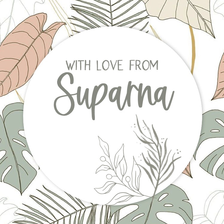 Gift Label - Mint Ferns