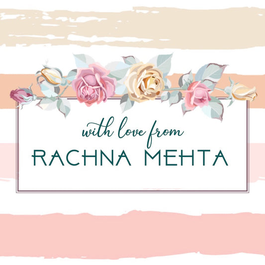 Gift Label - Roses Striped