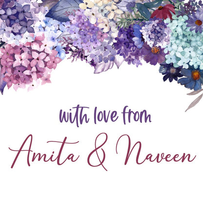 Gift Label - Hydrangea