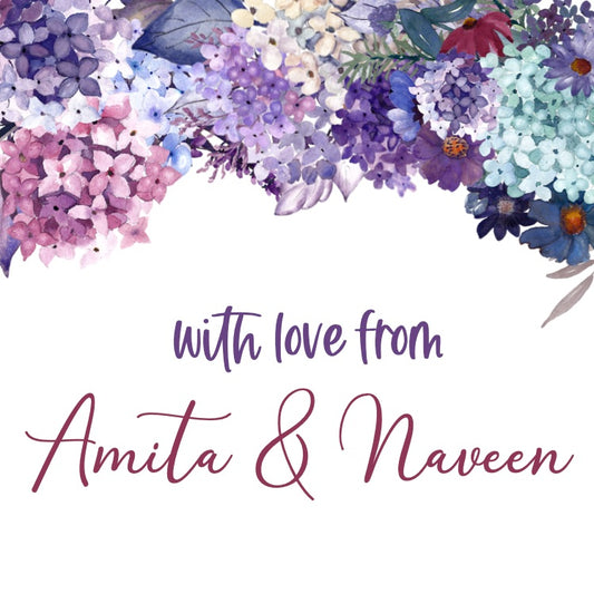 Gift Label - Hydrangea