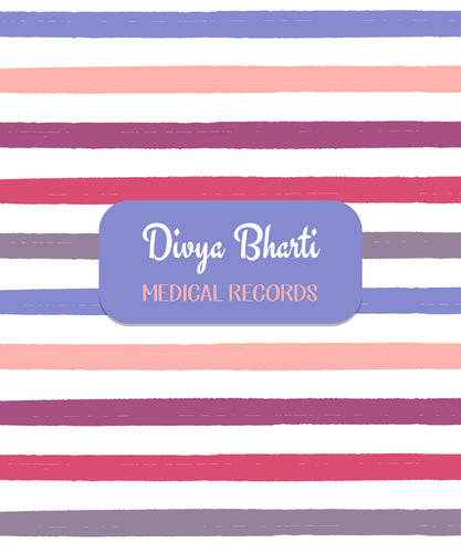 Personalised Folders  - Candy Stripe