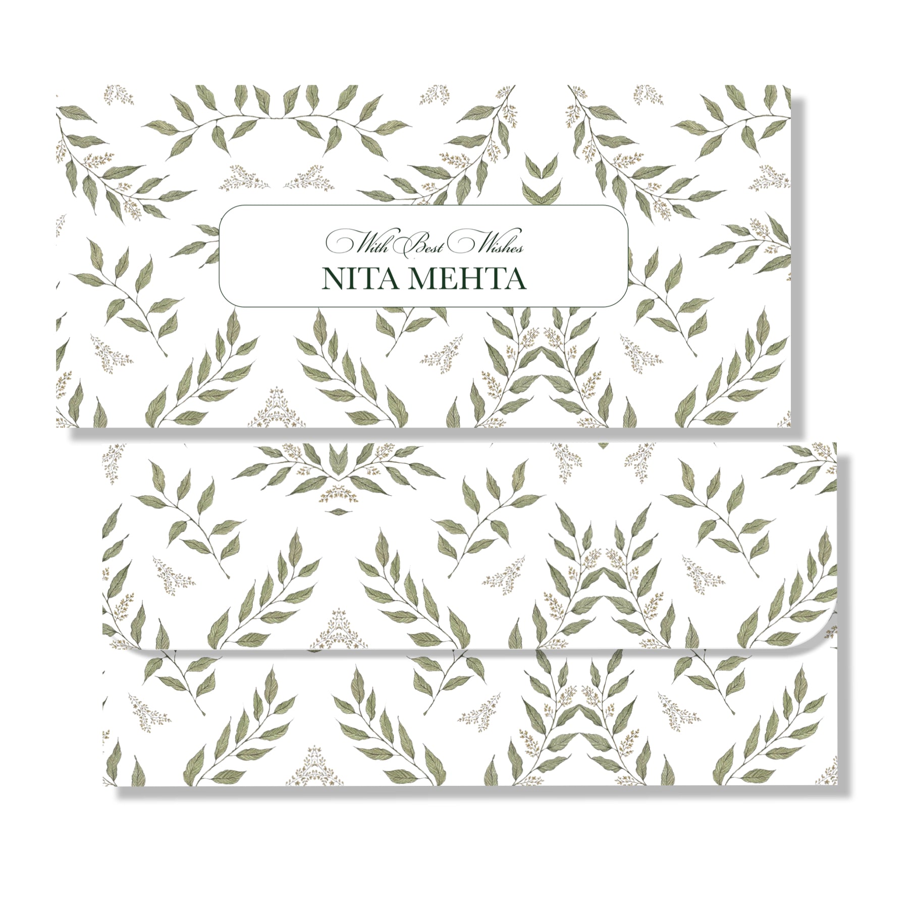 Gift Envelopes - Green Fern