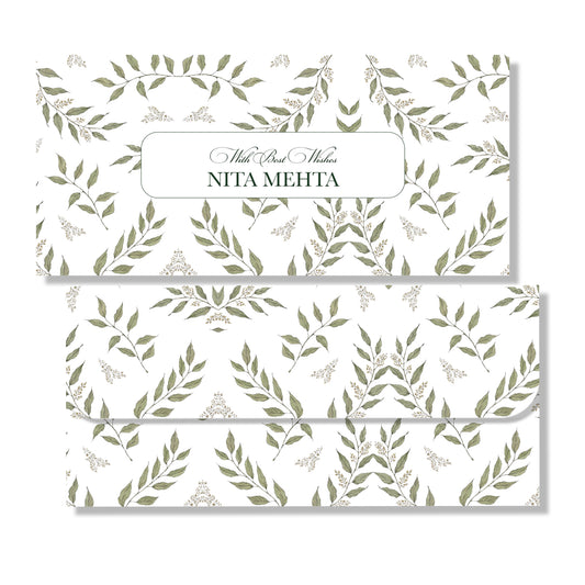 Gift Envelopes - Green Fern