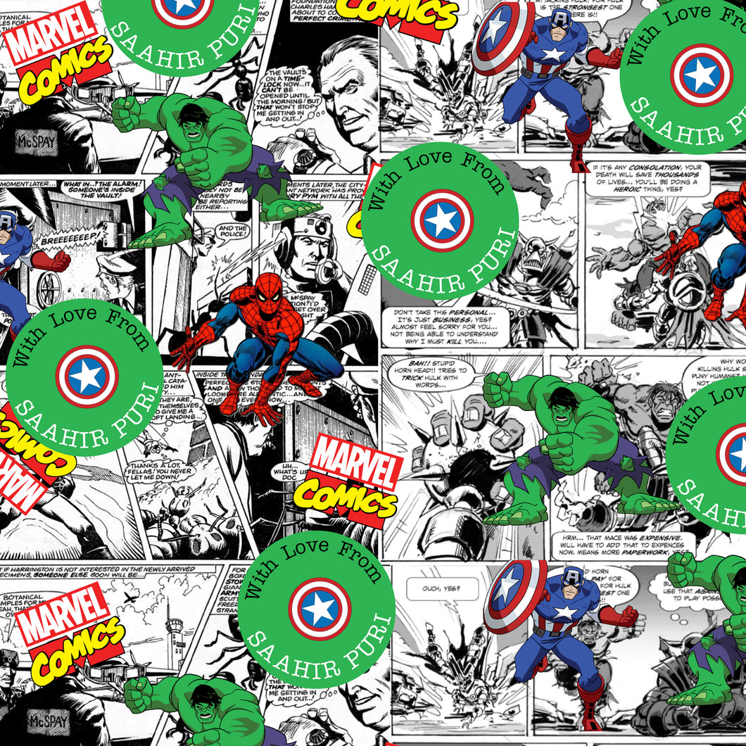 Personalised Wrapping Paper - Avengers