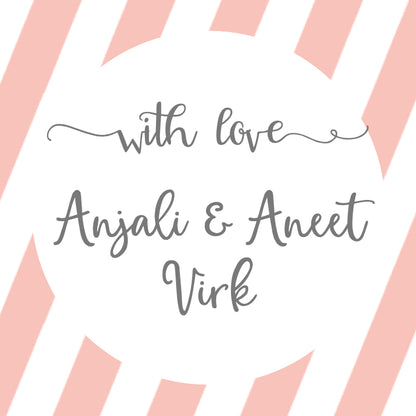 Gift Label - Bold Stripe