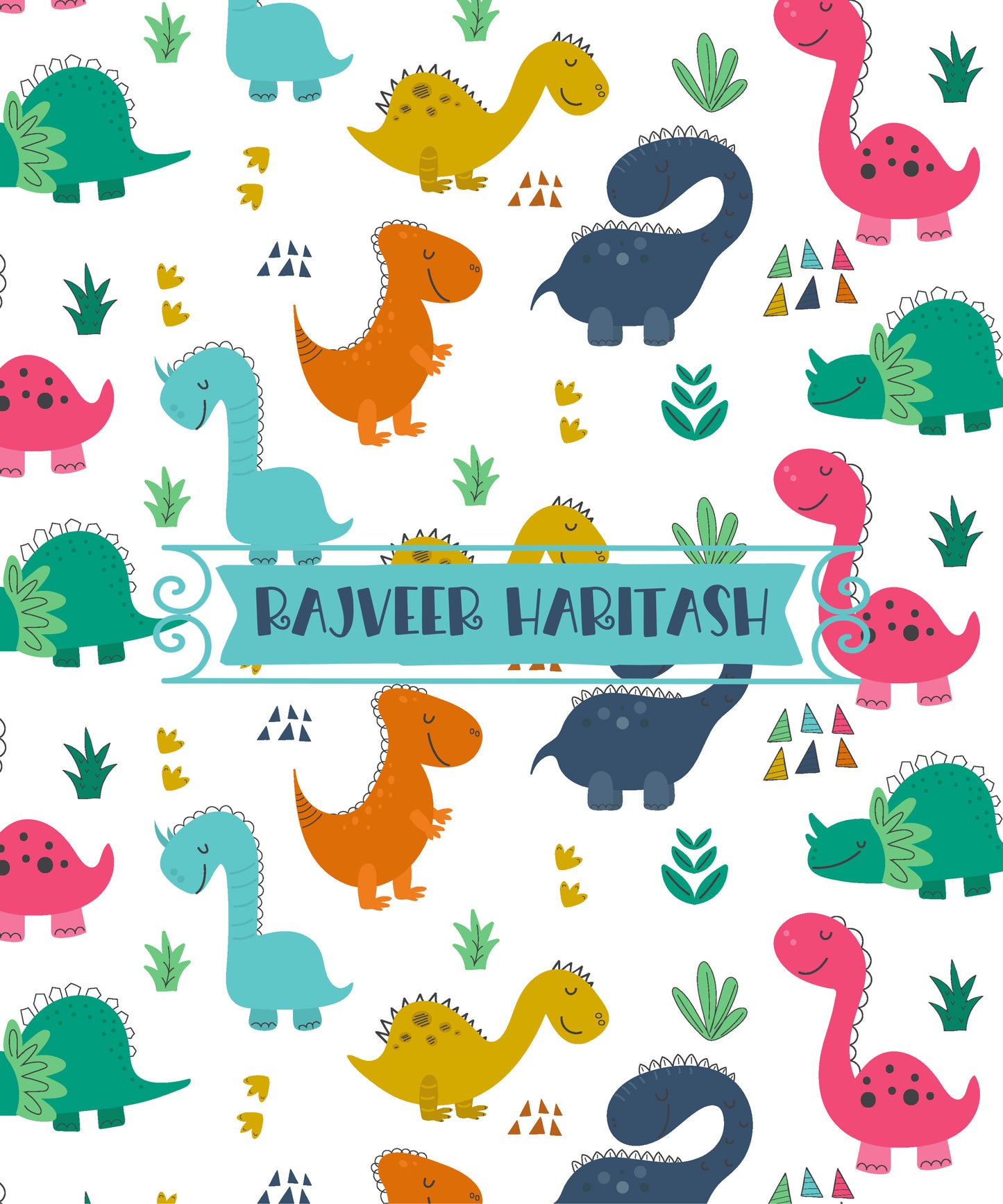 Personalised Folders - Dino-Might