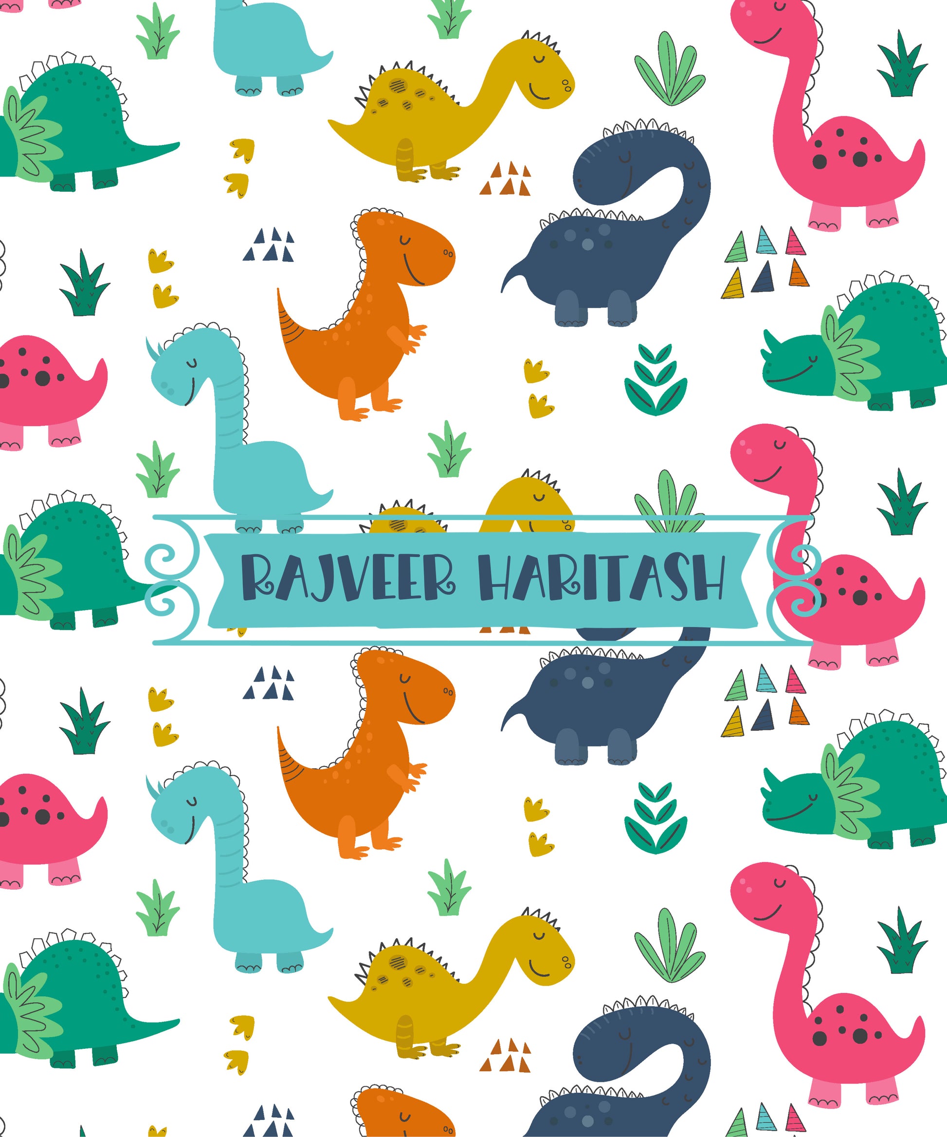 Personalised Folders - Dino-Might