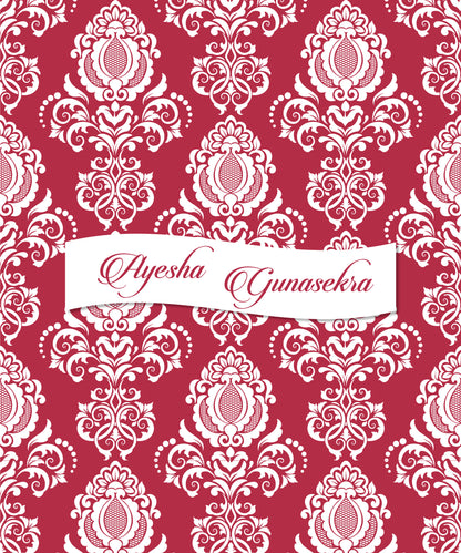 Personalised Folders - Damask
