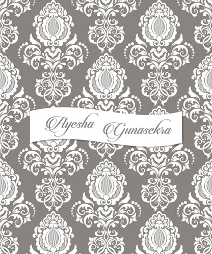 Personalised Folders - Damask