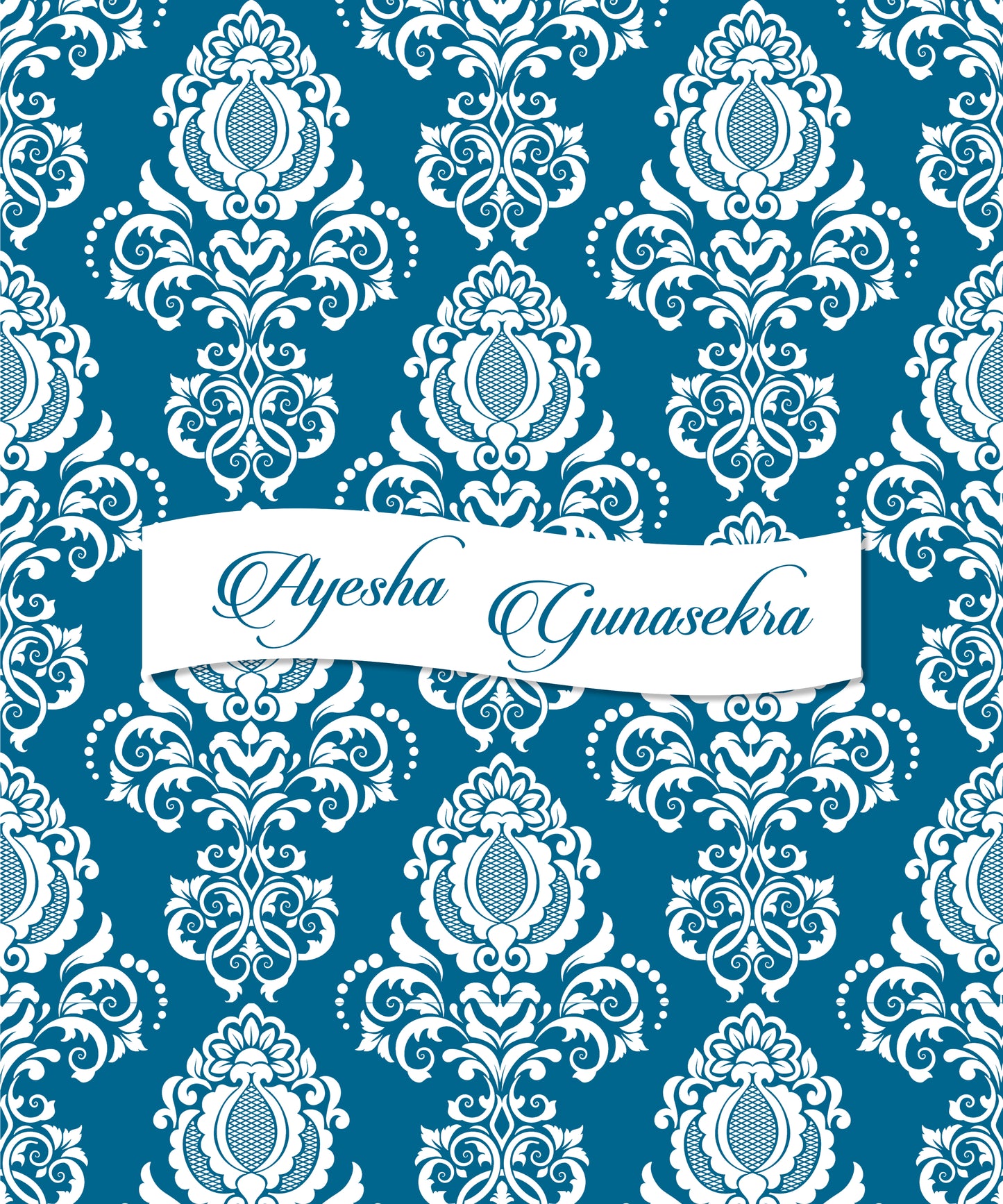 Personalised Folders - Damask