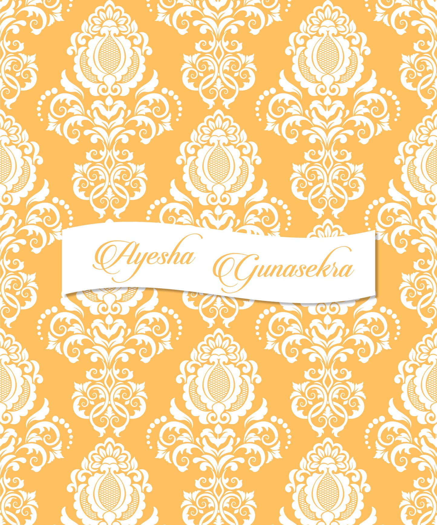 Personalised Folders - Damask