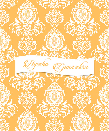 Personalised Folders - Damask