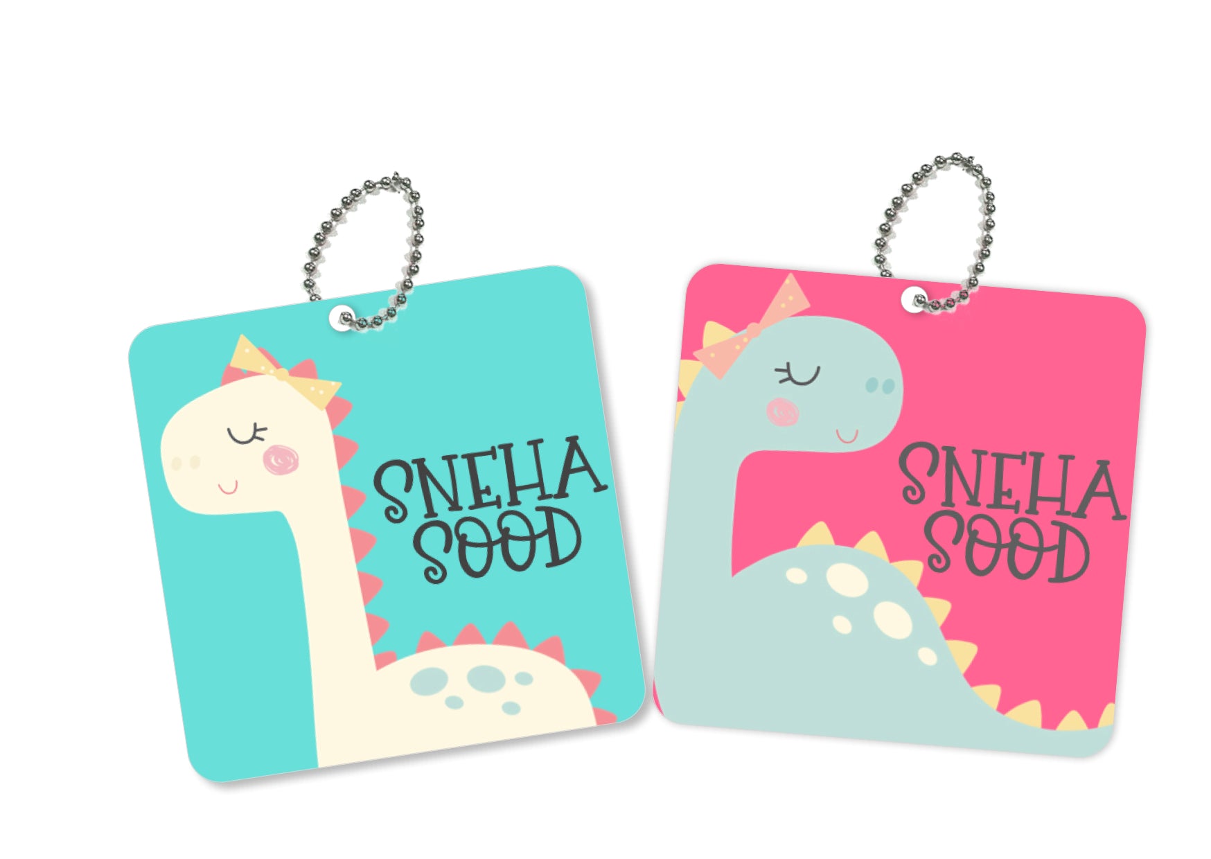 Bag Tags - Dino Diva