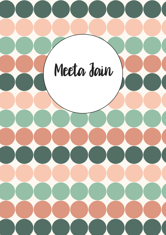 Personalised Note Book - Dotty
