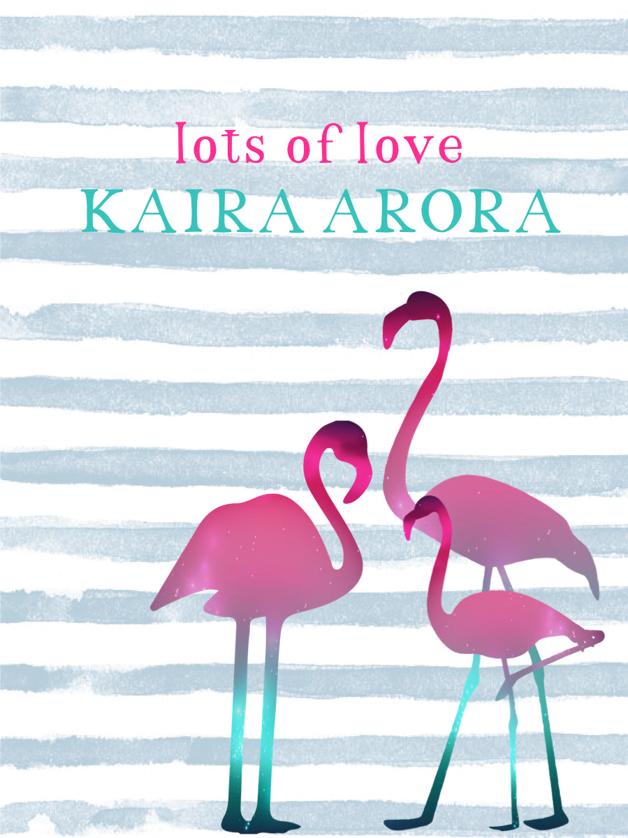Ribbon Tags - Flamingo