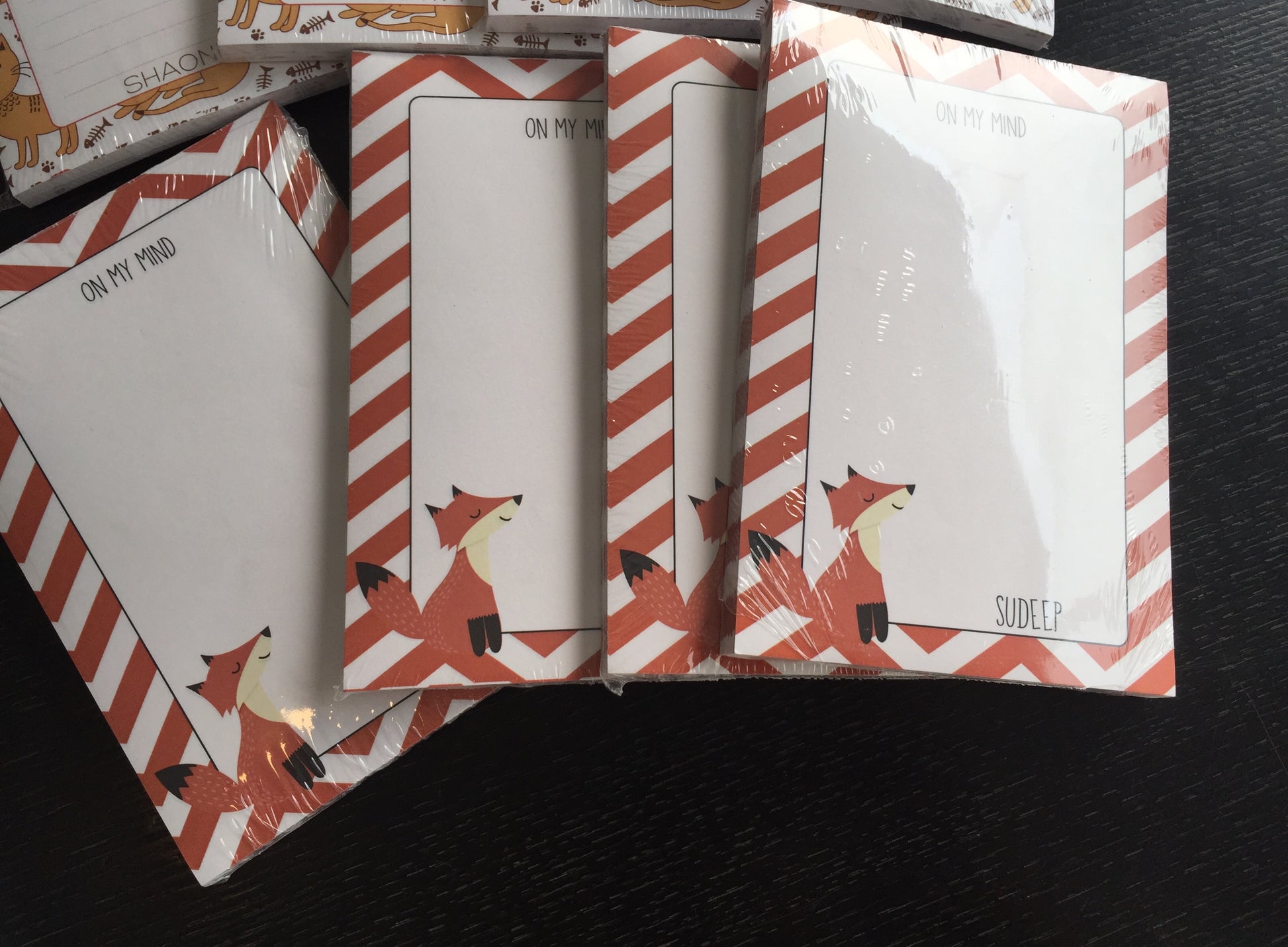 fox drawing note pads