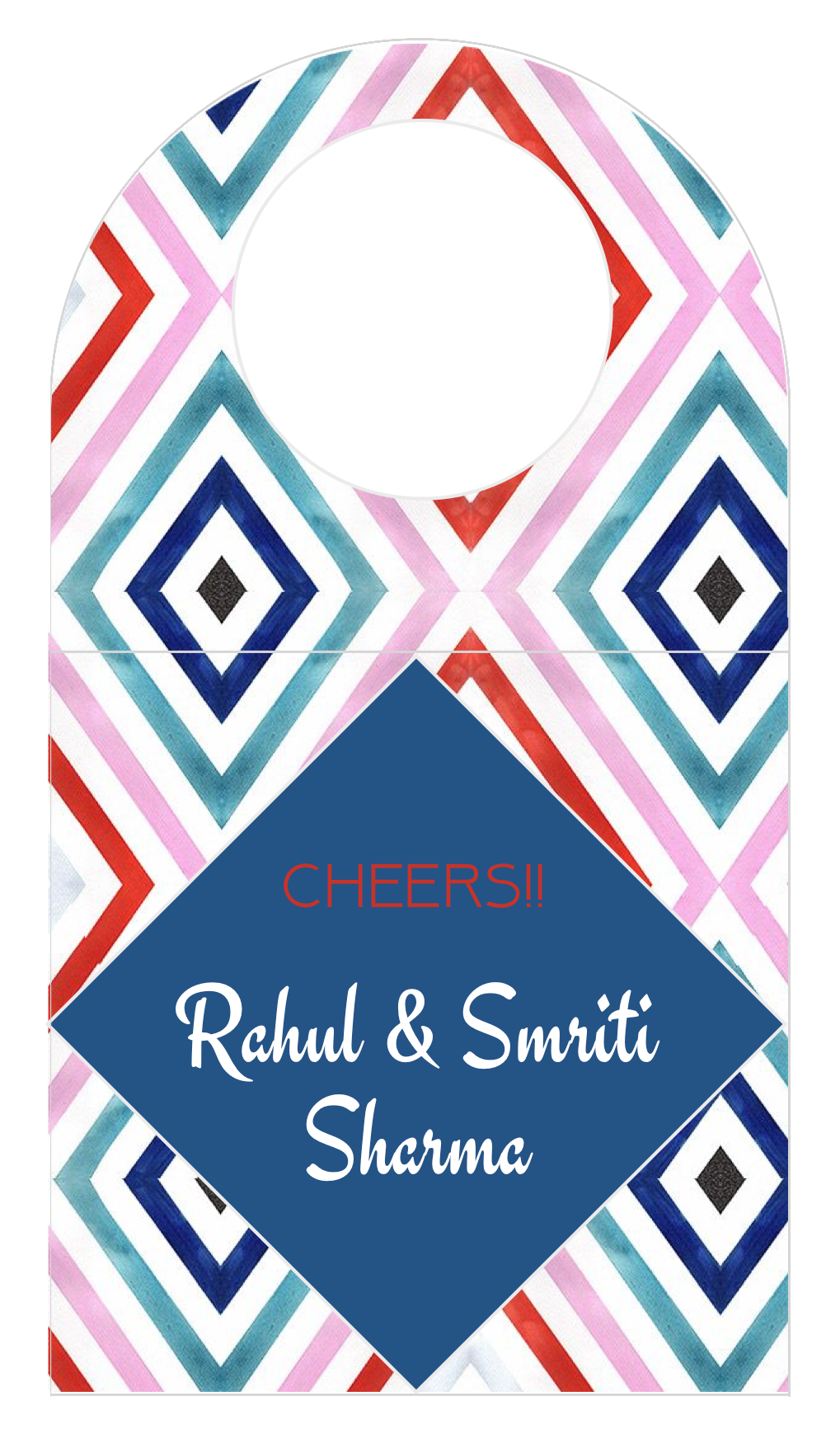 Bottle Tags - Geometric