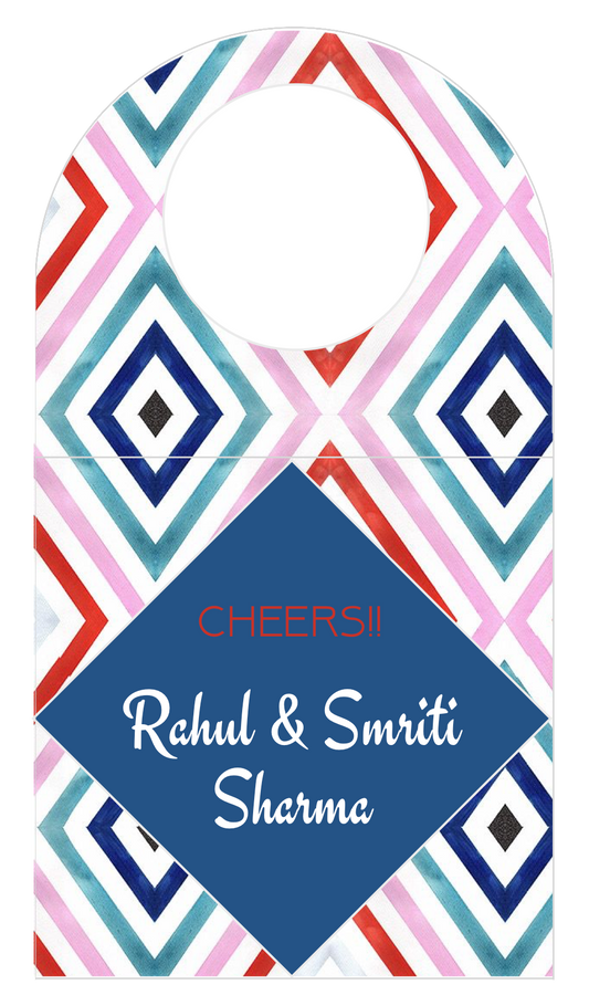 Bottle Tags - Geometric