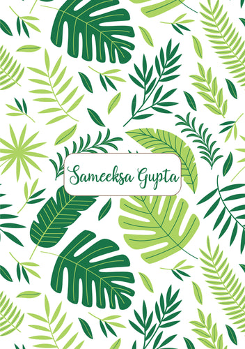 Personalised Note Book - Green Thumb