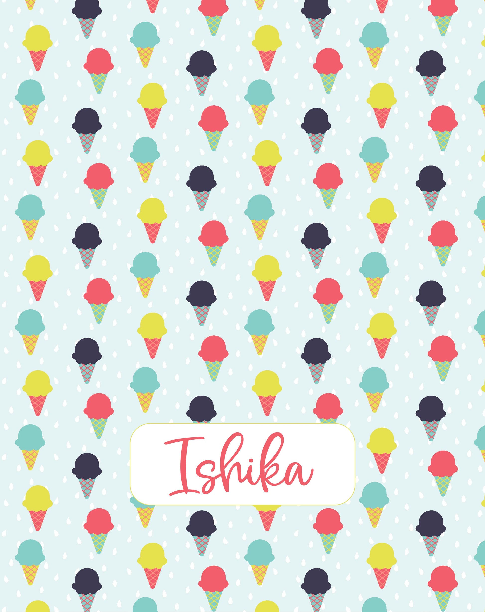 Clip Board - Ice Cream Fun