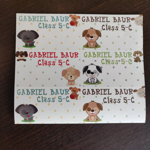 Book Labels- Puppy Love