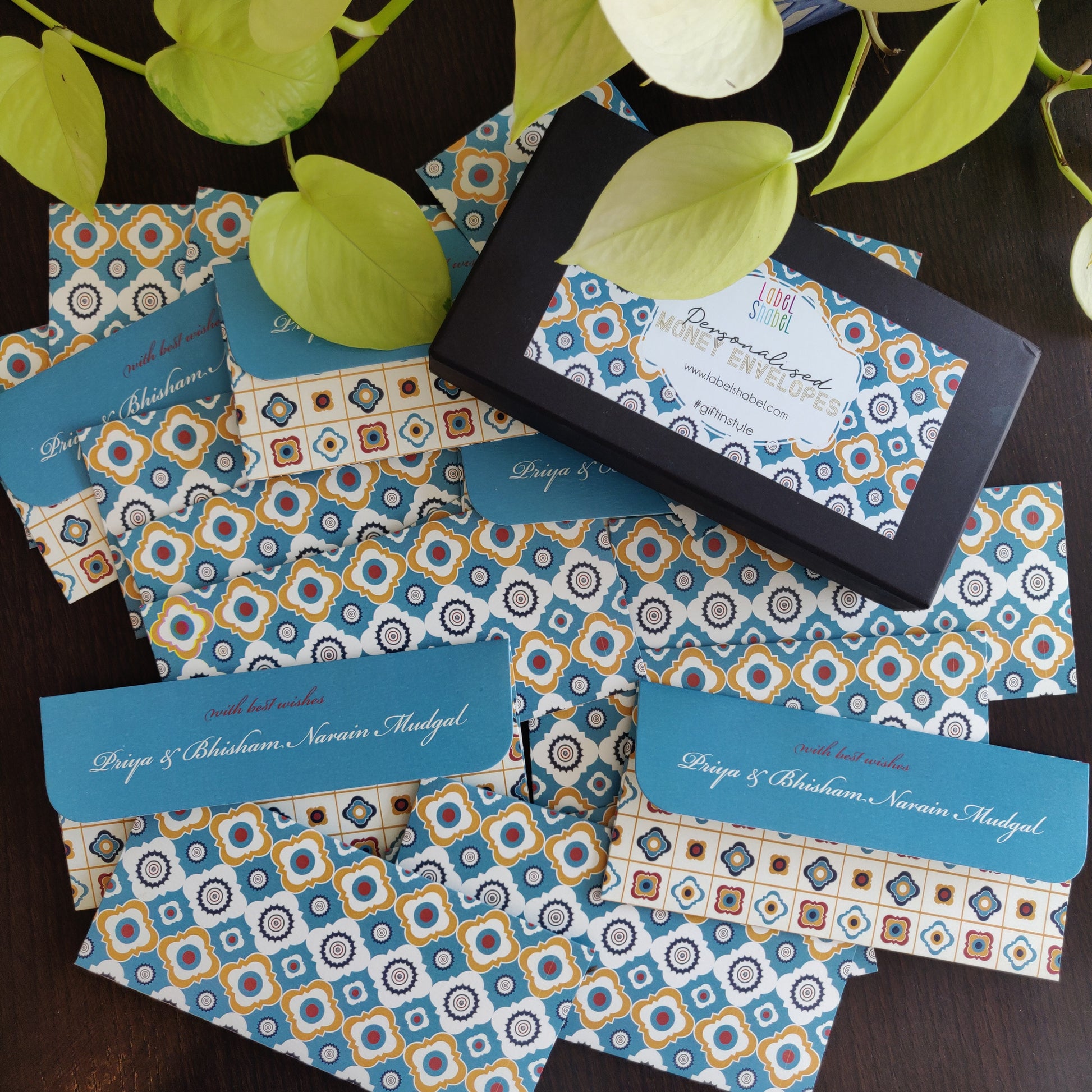 Gift Envelopes - Moroccan Blue