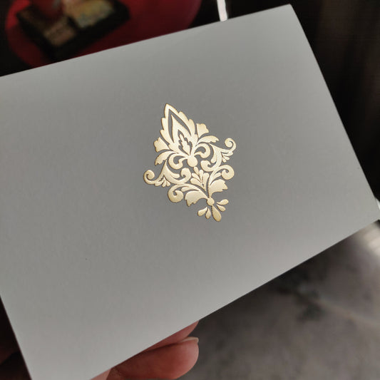Damask -Personalised Fold Card