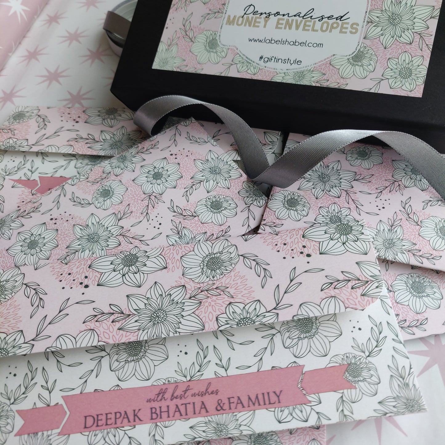Gift Envelopes - Roses & Cream