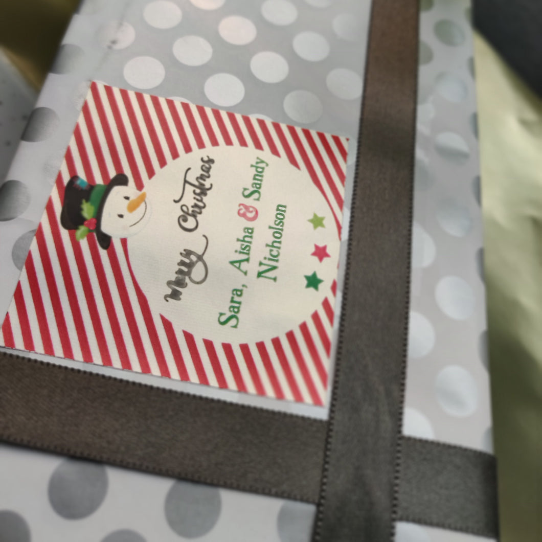 Gift Labels -Snowman