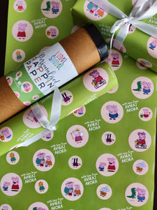 Personalised Wrapping Paper - Peppa Pig